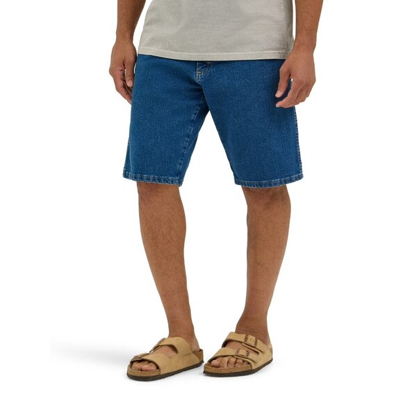 Wrangler Men's and Big Men's Relaxed Fit Five Pocket Denim Short, Size 40, Blue - Picture 1 of 6